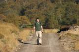 Mich walking up the glen